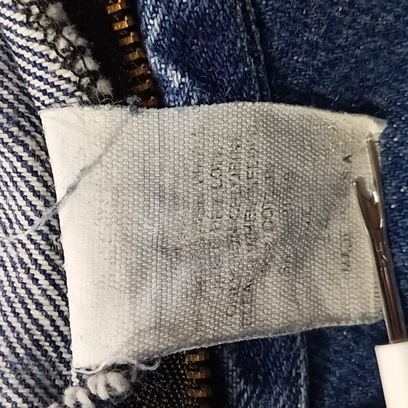 🇺🇲1980's Vintage Congo Trader Ultra High Rise Tapered Leg Mom Jeans Size 14 - Picture 15 of 16